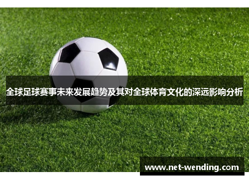 全球足球赛事未来发展趋势及其对全球体育文化的深远影响分析